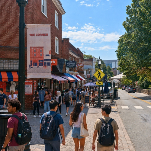 The Corner, Charlottesville, VA